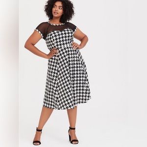 Torrid Midi Mesh Swing Dress